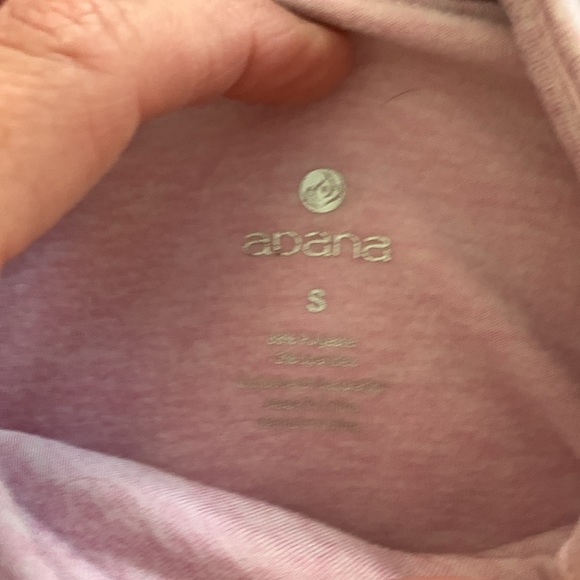 Fleece top heathered pink sweatshirt - yoga details. Small. - Picture 4 of 5